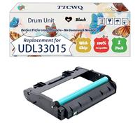 TTCWQ Compatible for Unisplendour/UNI UDL33015 Drum Unit Work for Unisplendour/UNI UP3336dnl UM3836dnl Printers, with Chip, High Yield 15000 Pages, High-Definition Printing (1 Pack Black)