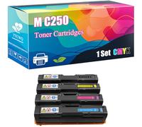 TTCWQ M C250 Toner Cartridges Compatible for Ricoh MC250FW PC301W Printers, High Yield 7900 Pages, Clear Printing with Chip (Multicolor)