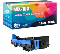 TTCWQ WX-103 Waste Toner Container Compatible for Konica Minolta BizHub C224 C284e C454 C224E C364 C554 C284 C368 Printers, High Yield 90000 Pages, Clear Printing with Chip (Black)
