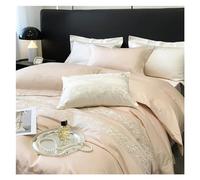 TTDGYYXW 1000TC Cotton Bedding Set Luxury Embroidery Bed Linens Quilt Duvet Cover Pillowcase King Size Flat Sheet,Bedding,Yellow,King size 4pcs