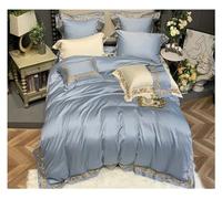 TTDGYYXW 4pcs 1000TC Cotton Royal Luxury Bedding Set King Queen Size Embroidery Bed Set Duvet Cover Bedsheet Set,Bedding,B,Queen size 1.8M Bed 4pcs