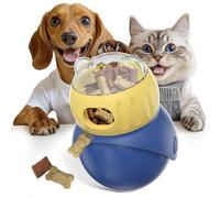 TTduoyun Interactive Cat Toys - Puzzle Treat Dispenser | Refillable Food Dispensing Toy for Cats, IQ Training Ball for Indoor Cats, Boredom Relief & Mental Stimulation, Slow Feeder Toy for Kittens