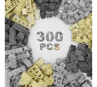 TTEHGB TOY Classic Building Bricks, 300 Pcs Masonry Profile, Wall Bricks Blocks, Compatible with All Major Brand Parts and Pieces(300 Pcs)