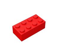 TTEHGB TOY Classic Bulk Brick Block 2x4, 100 Piece Building Brick (Red)
