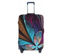 Ttetddd Red Cardinal Bird Sitting on ash Branch Travel Luggage Protector Suitcase Cover Washable Suitcase Covers,Luggage Covers for Suitcase with Zipper and Buckle Baggage Cover 28in