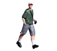 TTETTZ 1:64 Scale Miniature Figure, Miniature Figurine, Painted Small Decor, Small DIY Projects, Prop Model for, Man Green