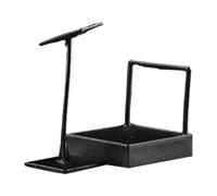 TTETTZ 1/64 Scale Tiny Model Dioramas Featuring Mini Figurines And Trains, Music Stand