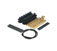 TTETTZ 1 Double Coil Double Rail Guitar Pickup Kit Bridge Neck Accessories PP Metal Material Variable for Musicians Music Studio Music, Neck