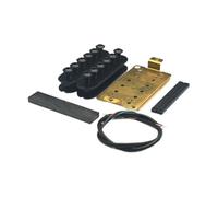 TTETTZ 1 Double Coil Double Rail Guitar Pickup Kit Bridge Neck Accessories PP Metal Material Variable for Musicians Music Studio Music, Bridge