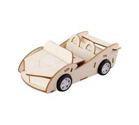 TTETTZ 3 D Wooden Puzzle Car DIY Assemble Modeling Kit