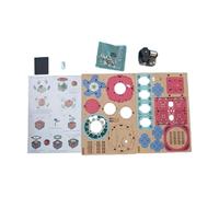 TTETTZ 3D Wooden Treasure Box Puzzle DIY Project Puzzle Birthday Gifts Music Box Keepsake Storage, Castle in the Sky