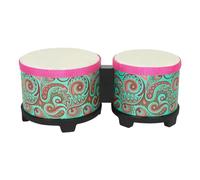 TTETTZ 5" and 6" Bongo Drum Set Percussion Instrument Bongos Fine Motor Skills Musical Educational Instrument for Beginners Kids, Blue