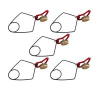 TTETTZ 5Pcs Flute Key Pad Clips for Instrument Care Metal Parts for Musicians