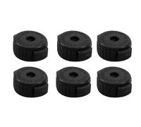 TTETTZ 6 Count Drum Replacement Nuts for Easy Removal and Setup, Black