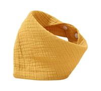 TTETTZ Bandana Bib, Absorbent, Breathable, Adjustable, Comfortable, Soft for Newborns, Teething Babies, Birth Gift, Daily Use, Yellow