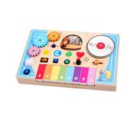 TTETTZ Busy Board Portable Educational Toy with Light And Breathing Function. Musical Piano for Children Ages 3 And Up.