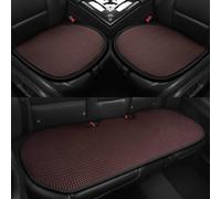TTETTZ Car Seat Cushion with 3D Sandwich Mesh Pad Firm X90 Degree Structure Universal Fit Antislip Bottom for Efficient Air Circulation Suitable for SUVs Commuting Office Chair, Black