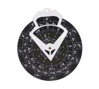 TTETTZ Circle of Fifths Wheel for Music Education and Teaching Musicians, black