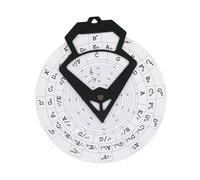 TTETTZ Circle of Fifths Wheel for Music Education and Teaching Musicians, white