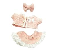 TTETTZ Cute Clothes Set for 17cm Doll, Costume, Dress for Girls, Gift for Fans, Party, Toys, Pink