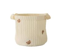 TTETTZ Diaper Basket for Storage Basket Diaper Organizer Nursery Storage Bin Storage Tote Bag Made of Soft with Spacious Capacity Suitable for Ne, Bear Heads Large