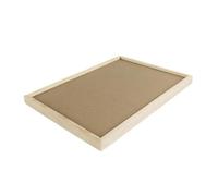 TTETTZ Diorama Base Plate, Wooden Miniature Model Making Decoration Plate, Sand Table, Landscaping Made of Beech Wood for Model Making, Home Decorat, 21cmx29.7cm