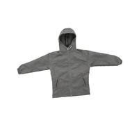 TTETTZ Doll Miniature Coat 1 6 Scale Figure Top Hooded Long Sleeved Jacket Cloth Model Outerwear Suitable for Action Figures Collectible Display Photography, light gray