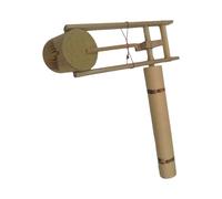TTETTZ EDUCATIVE Castanet BAMBÚ Castanet with Long -Handled Mango Bamboo Handling