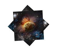 TTETTZ Flow Star Collection for Dance Lightweight Design with 24.41inch Diameter, Style F