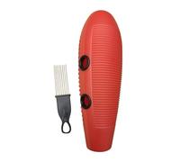 TTETTZ Guiro Instrument Educational Toy Professional Hand Coordination Musical Training Tool Latin Percussion for Birthday Gift, Red