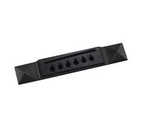 TTETTZ Guitar Bridge Wooden Pyramid Acoustic Replacement Ebony Saddle Classical Bridge Musical Instrument Part Material Suitable for Gift Giving Dail, 3A Ebony
