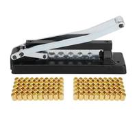 TTETTZ Heavy Duty Hose Hydraulic Hose Assembly Tool Carbon Steel Bench Mount Crimping Machine Secure Connections Suitable for Workshop Garage Maintenance