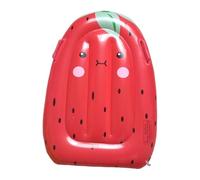 TTETTZ Heavy Duty PVC Pool Float for Kids with Handle for Water Activities, Red