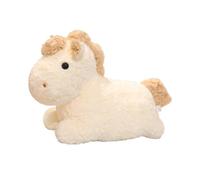 TTETTZ Horse Toy, Cuddly Toy, Figure, Rag Doll with A Pleasant Surface And Relaxed Shape for Home, Office, Gift Ideas, Beige