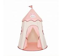 TTETTZ Kids Play Tent With Hare Face Graphic Pink Peaked Top Indoor For Children Imaginative Play Reading Quiet Activities Suitable For Bedroom Playroom Living Room