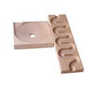 TTETTZ Marble Run Wooden Construction Marble Track Maze Ball Run Game Developmental Toy Suitable for Kids Skill Training Home Fun Preschool, Style A