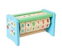 TTETTZ Math Educational Toy Wooden Arithmetic Aid Number Game Clock Learning Blocks to Promote Addition Subtraction Multiplication Division for Children From
