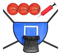 TTETTZ Mini Basketball Hoop for Trampoline with Enclosure Universal Basketball Rack