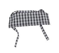 TTETTZ Mini Skirt 1/12 Scale Plaid Skirt Mini Apron Costume Accessory Irregular Hem Doll Accessories for Role-playing Collectible Figure Craft, black