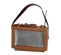 TTETTZ Miniature Radio 1 12 Miniature Radio Model Dollhouse Accessories Mini Record Player Simulation Radio Model Decor Ornament for Bedroom Living Room, brown