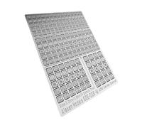 TTETTZ Model Etching Sheet Metal Detail Modifying Plate Upgrade Enhancement Polished Surface Reliable Metal Suitable for Reserve Use And Immediate Model Upgr, for FG GDE005