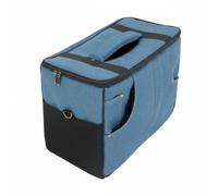 TTETTZ Musical Equipment Cover Canvas Guitar Amplifier Bag Zippered Dustproof Speaker Case Adjustable Shoulder Strap Multiple Compartments Suitable for Transporting Amps Gigs Practice, Blue, M