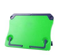 TTETTZ Portable Music Stand Desktop Sheet Music Holder Book Stand with Adjustable Angle Front Arms and Back Support Leg PVC Suitable for classrooms Piano Tops Study Rooms Practice Corners, Green