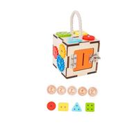 TTETTZ Portable Travel Activity Cube Activity Center, Educational Learning Toy for Boys And Girls.