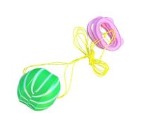 TTETTZ Pull Ball Toy with Sturdy Rope, Ergonomic Handle, Dynamic Ball Movement And Sensory Development for More Movement During Family Time, Green