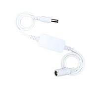 TTETTZ Router Rebooter DC Cable with Timer Function for Regular Power Shutdown, Automatic Recovery, Wear Reduction, And Easy Installation for Office Routers, White 30cm