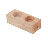 TTETTZ Science Demonstration Block, Friction Block Made with Wooden Slopes, Physics Experiment, Slider to Build with A Flat Surface, 2 Hole