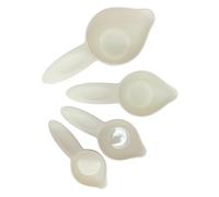 TTETTZ Set of 4 Braille Measuring Cups, Kitchen Aids for The Visually Impaired, Home Learning Tools, Comfortable And Practical Grip