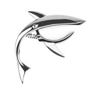 TTETTZ Shark Design Guitar Capo, Universal Silicone Pad for Acoustic Instruments, argent