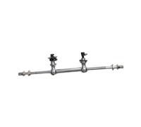 TTETTZ Snare Drum Lug Metal Double End Design with Mounting Hardware for Instrument Care, Hole Spacing 5cm